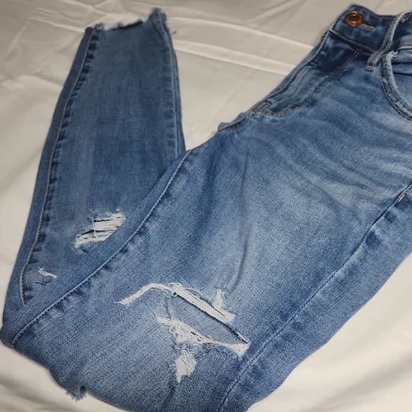 American Eagle Women's High Rise Jeggings EUC - Picture 4 of 9